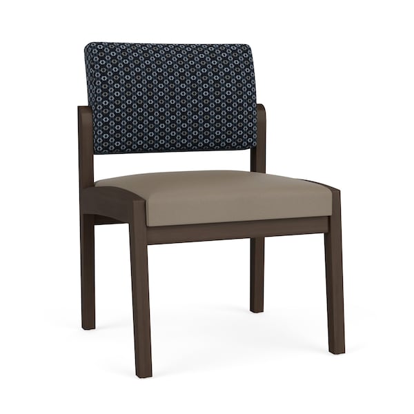 Lesro Lenox Armless Guest Chair, 22.5 in W 26 in L 31.5 in H LW1102 - main